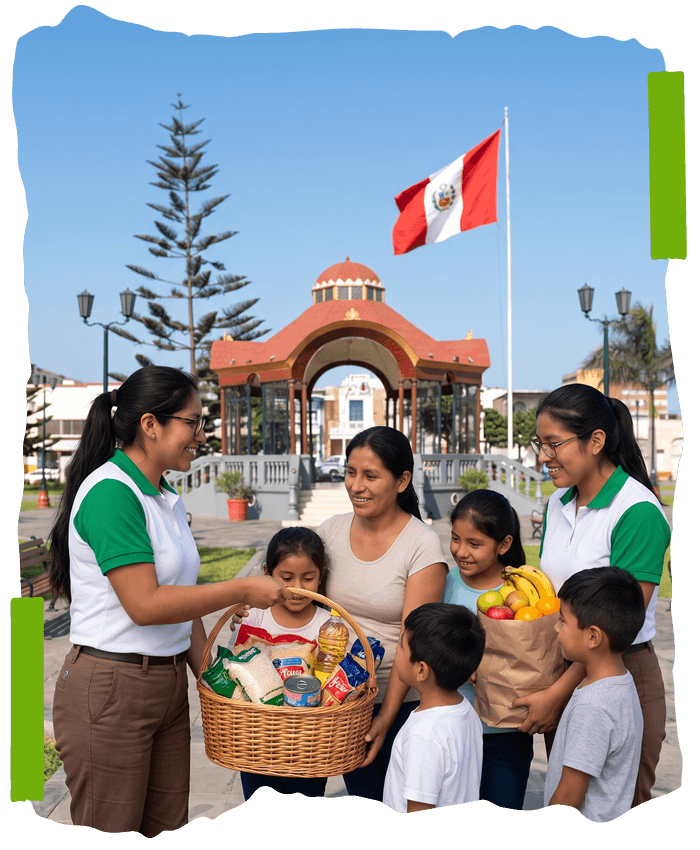 Beneficiados del programa de reciclaje