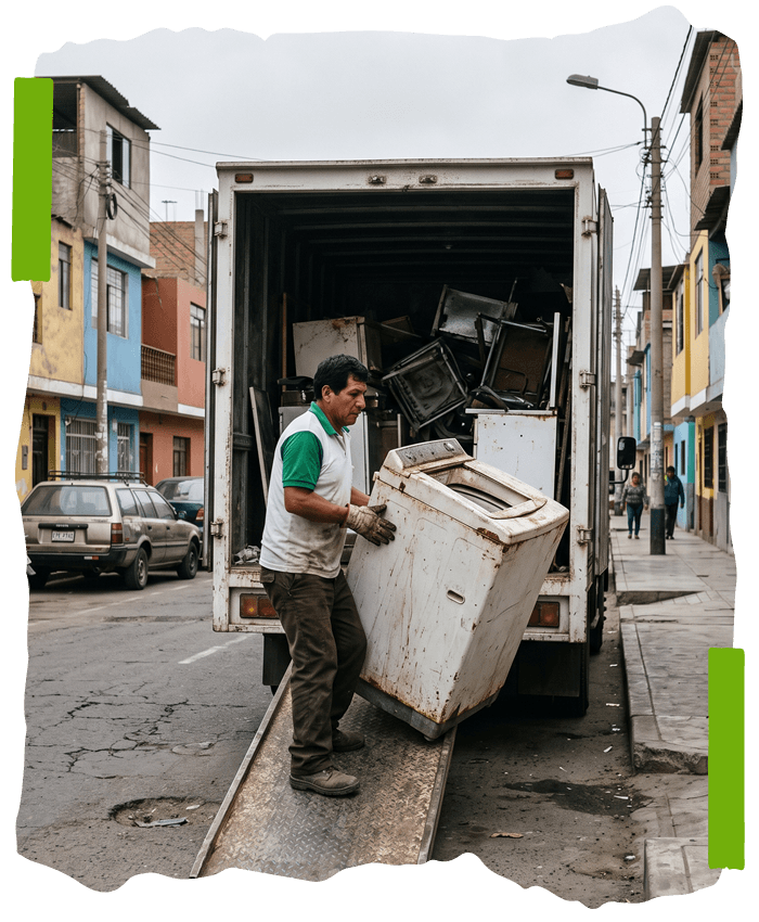 Recojo de reciclaje a domicilio