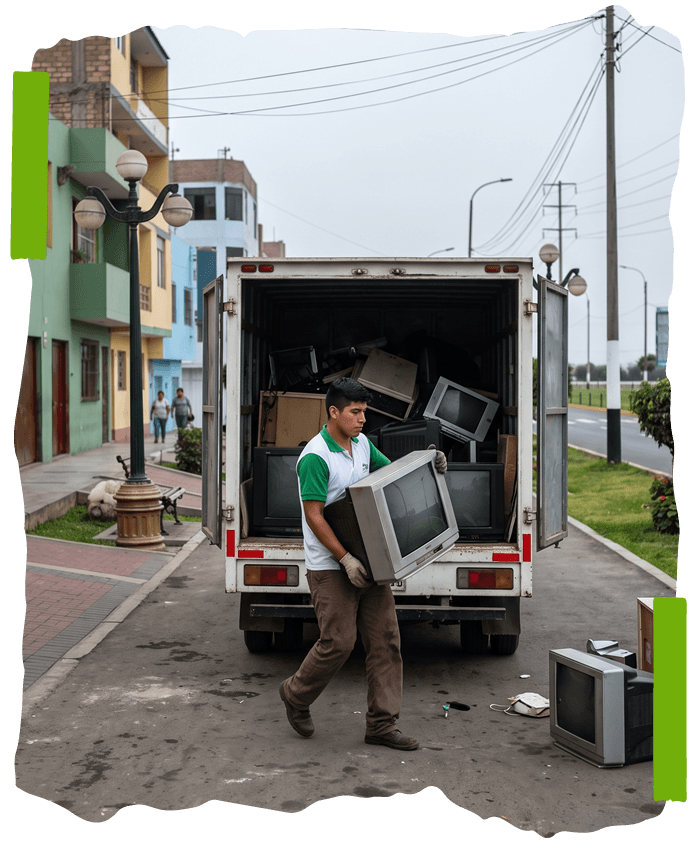 Recojo de reciclaje a domicilio