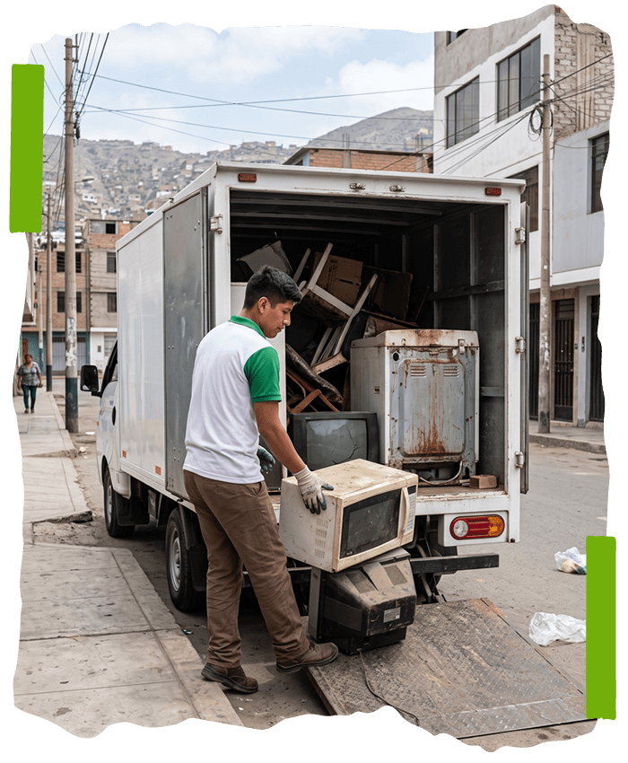 Recojo de reciclaje a domicilio