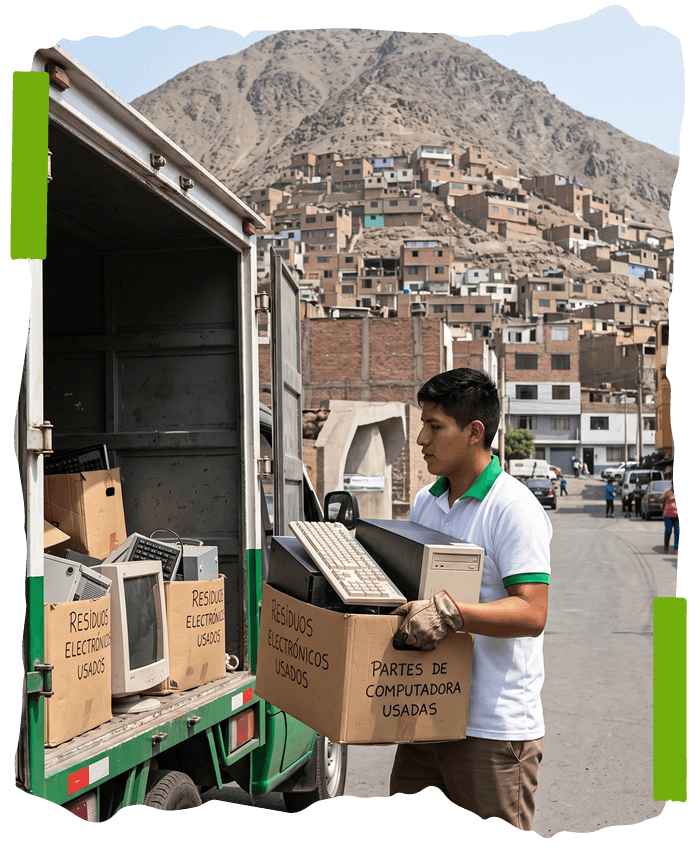 Recojo de reciclaje a domicilio