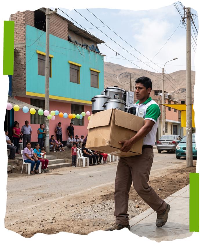 Recojo de reciclaje a domicilio