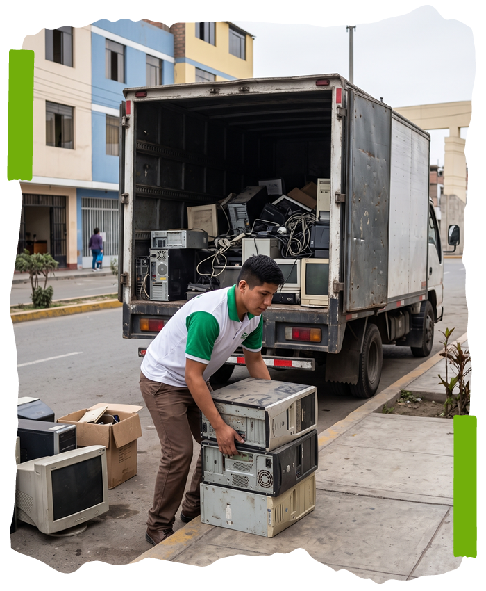 Recojo de reciclaje a domicilio