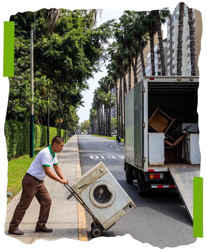 Recojo de reciclaje a domicilio