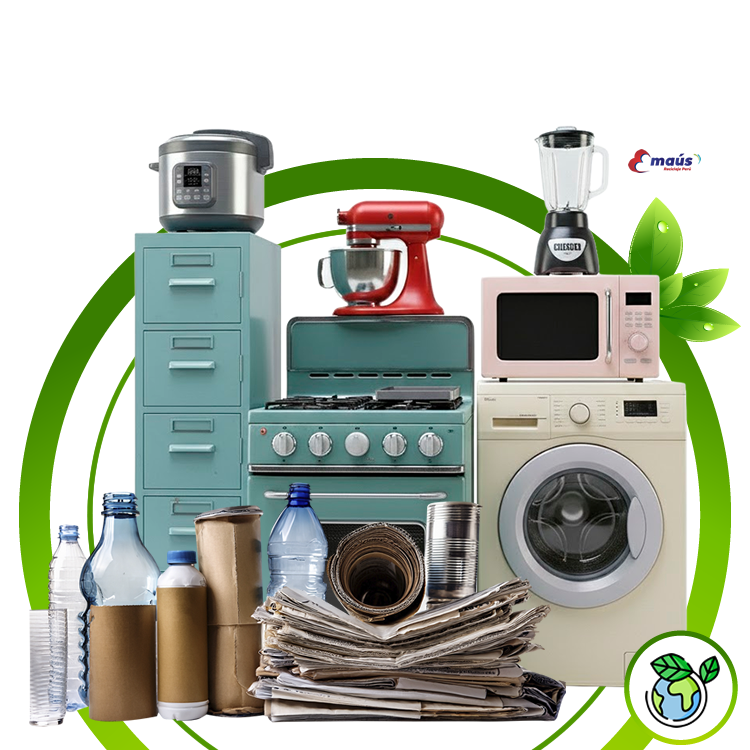 Reciclaje de objetos en desuso
