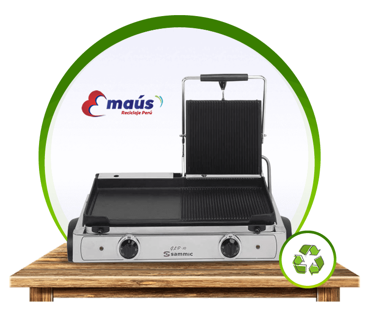 Reciclaje planchas grill
