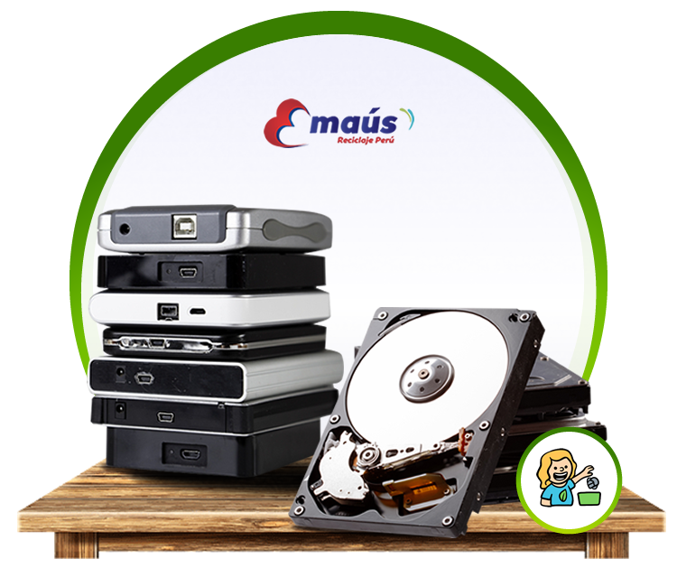 Reciclaje  de discos duros